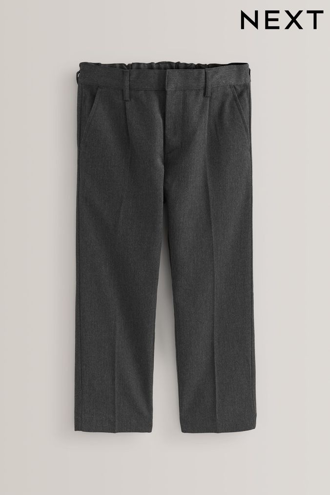Plus size boys school pants hot sale