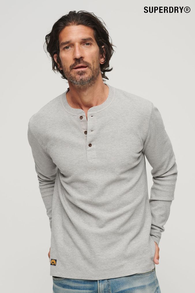 Round neck t sale shirt with buttons