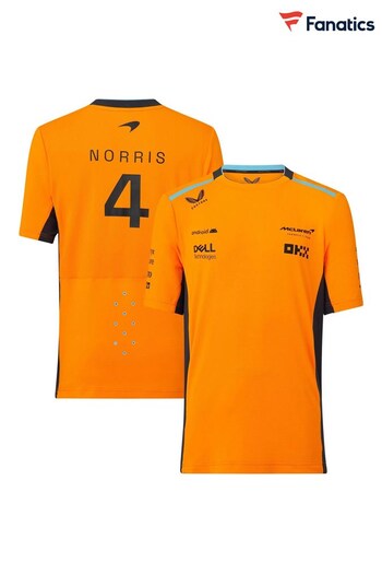 Fanatics Orange McLaren 2023 Team Set Up T-Shirt (180878) | £45