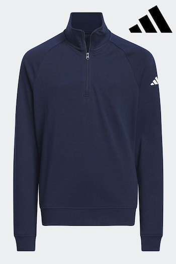 adidas Golf Quarter Zip Layer Black Sweat Shirt (180987) | £30