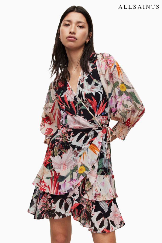 All saints wrap dress sales