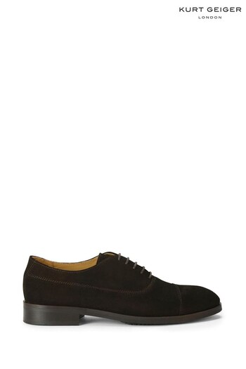 Kurt Geiger London Hunter Oxford Brown Shoes (181304) | £199