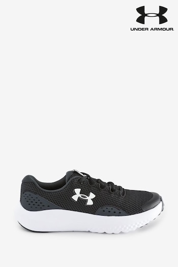 Under Armour Black/Grey Surge 4 Trainers (181863) | £37