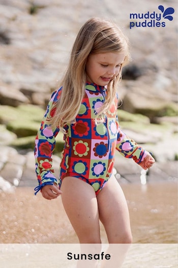Muddy Puddles Recycled UV Protective Swimsuit (182134) | £26