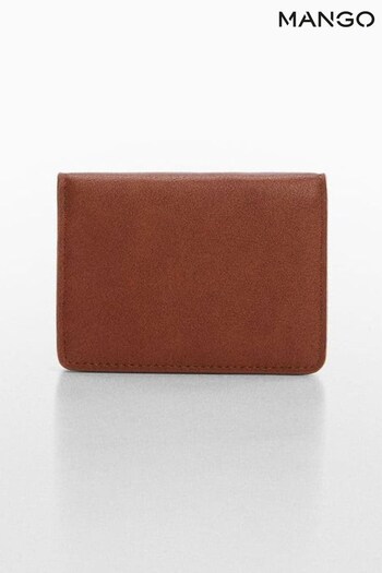Mango Brown Anti Contactless Leather Card Holder (182199) | £30