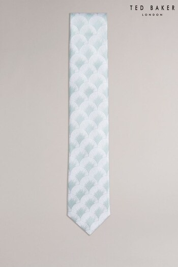 Ted Baker Herro Green Fan Jacquard Tie (182244) | £45