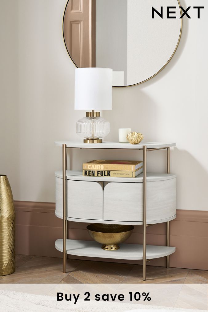 Next hot sale gold table