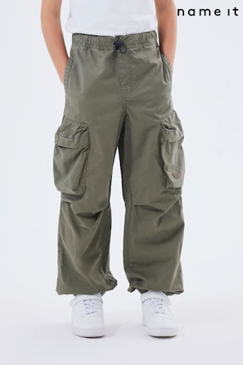 Name It Green Argent Parachute Cargo Trousers (182713) | £29