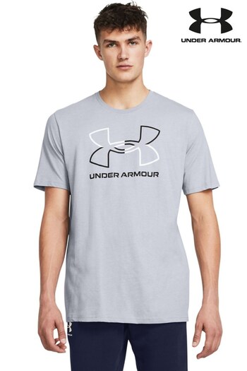Under Armour Navy Foundation Short Sleeve T-Shirt (183081) | £24