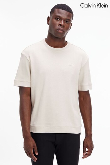Calvin Klein Natural Heavy Pique Modern Comfort T-Shirt (183350) | £90