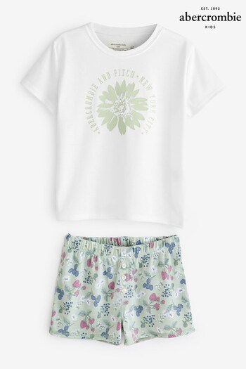 Abercrombie & Fitch Jersey Shorts Pyjama Sleep Set (183485) | £29