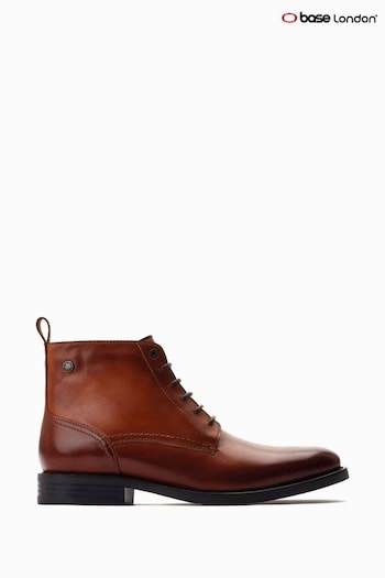 Base London Kramer Lace Up Brown Boots (183494) | £80