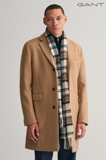 GANT Tailored Fit Classic Wool Top Coat (183839) | £400