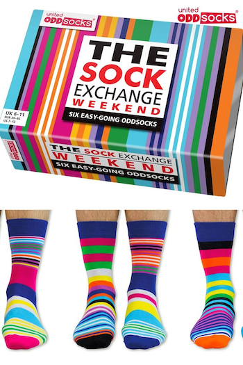 United Odd Socks Multi Stripe Sock Exchange Weekend Socks (184250) | £16