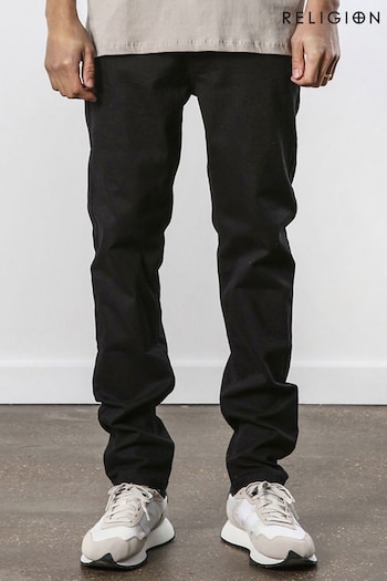 Religion Black Tapered Towards The Ankle Slim Fit Jeans (184310) | £55