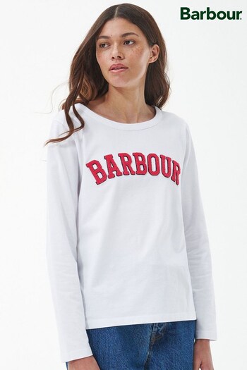 Barbour® White Bracken T-Shirt (184575) | £40