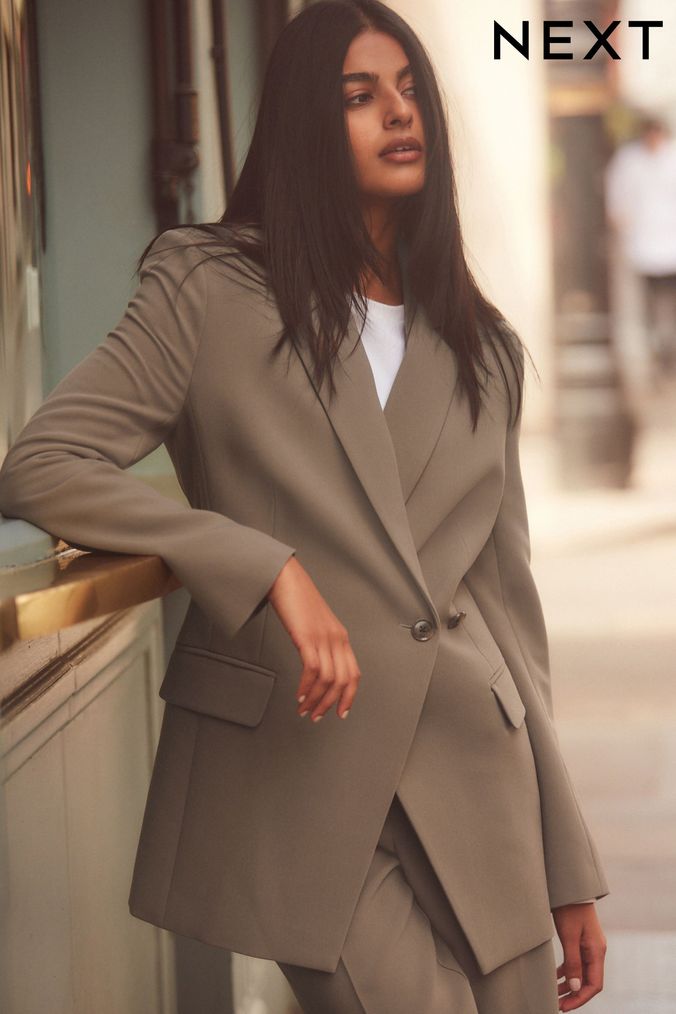 Buy Women s Green Blazer Tailoring Petite Online Next UK