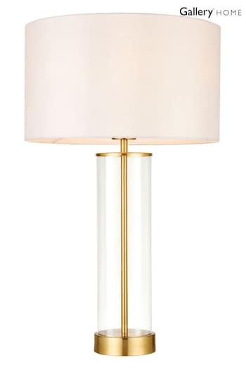 Gallery Brass Saint Brushed Brass Table Lamp (184620) | £96