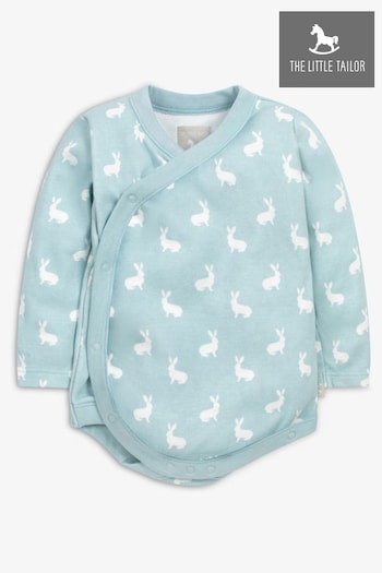 The Little Tailor Baby Easter Bunny Print Soft Cotton Bodysuit (184757) | £12