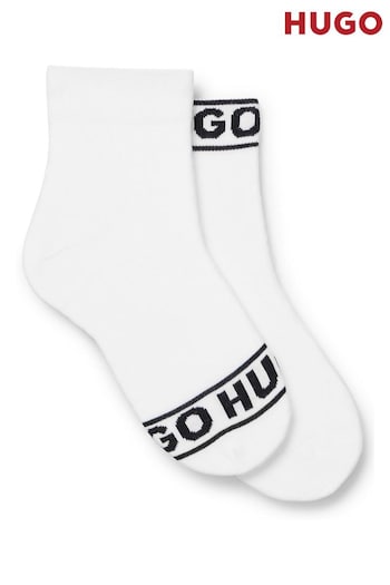 HUGO Logo Ankle 2 Pack Socks (184759) | £12