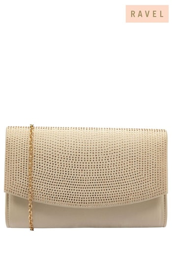 Ravel Gold Clutch Bag with Chain (184806) | £45