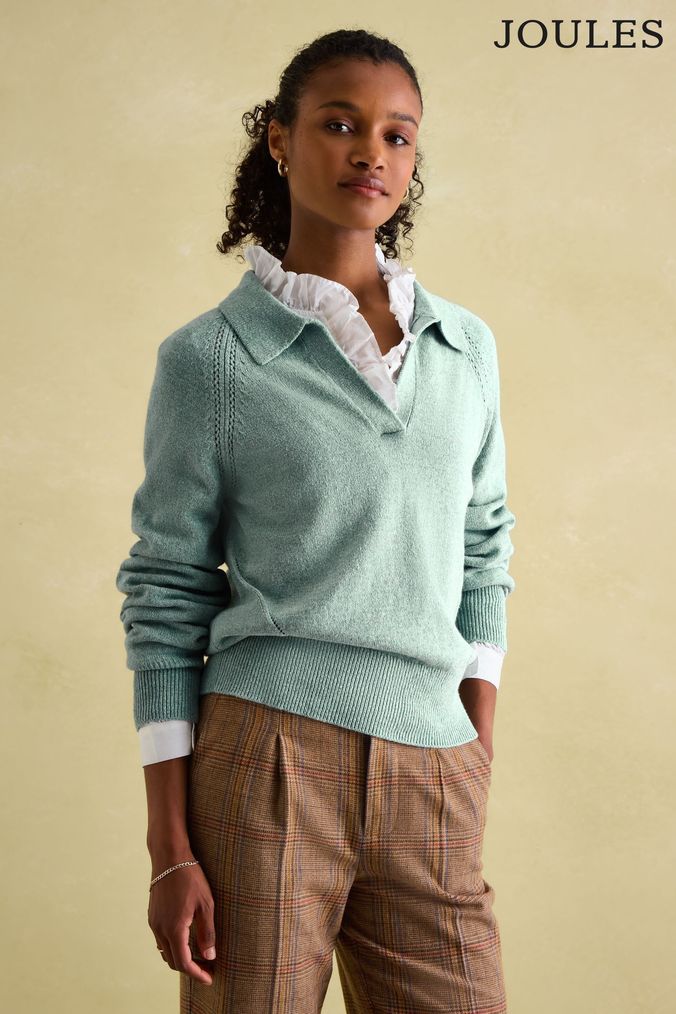 Buy Women s Jumpers Joules Collared Knitwear Online Next UK