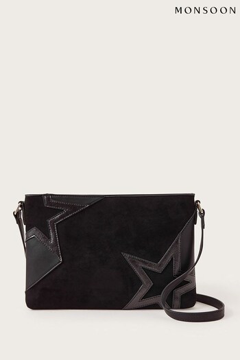 Monsoon Star Cross Body Black Bag (185090) | £45