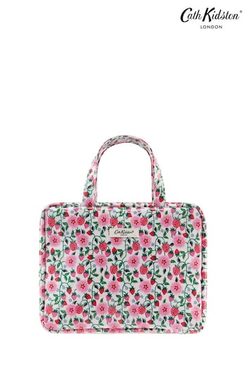 Cath Kidston Two Part Wash Bag with Handles Strawberry (185097) | £35