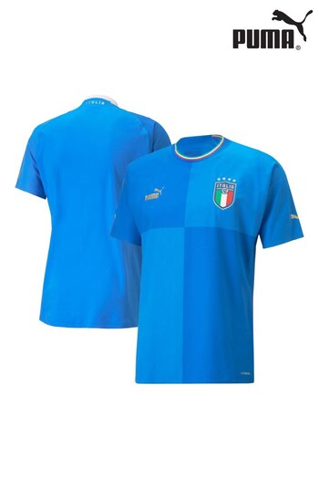 Puma Blue Italy Home 2022 Authentic Shirt (185157) | £110