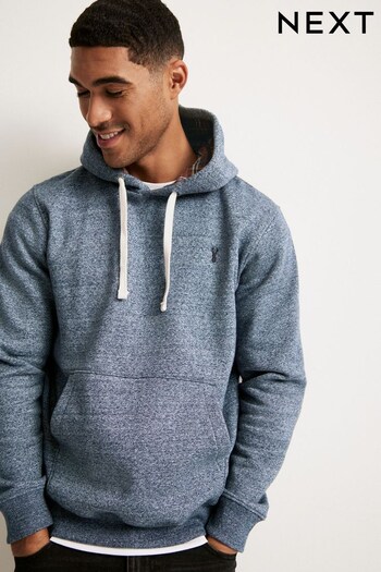 Blue Marl Check Lined Hoodie (185771) | £34
