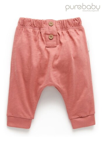 Purebaby Pink Slouchy Joggers (185979) | £9