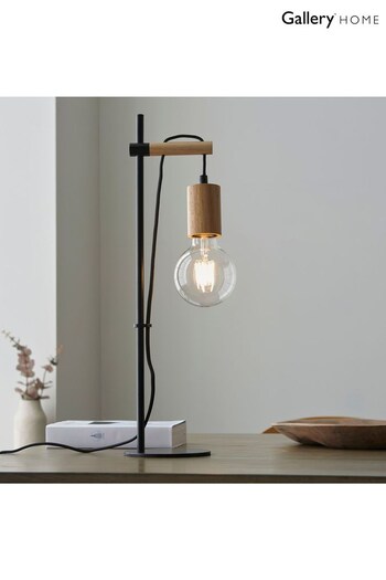 Gallery Home Black Bay Table Lamp (186871) | £37