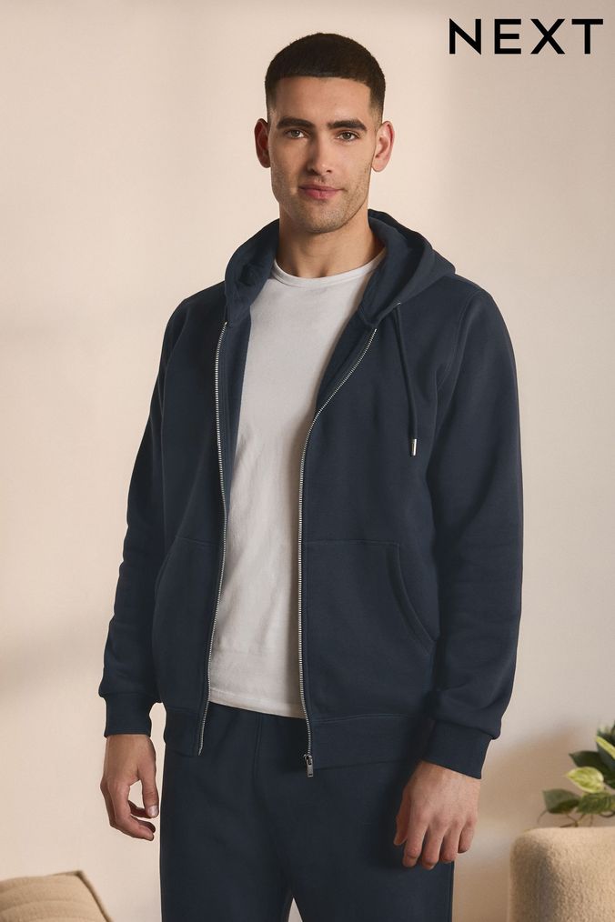 Next mens zip clearance up hoodies