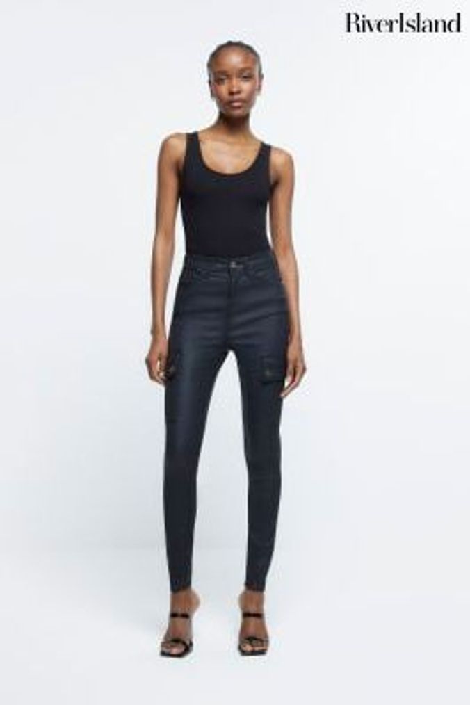 River Island Women s Coated Jeans Next Official Site