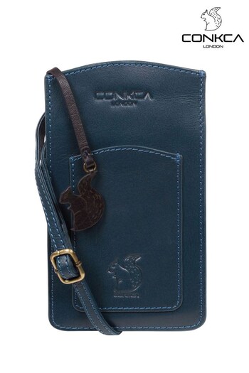 Conkca Siren Leather Cross-Body Phone Bag (187446) | £29