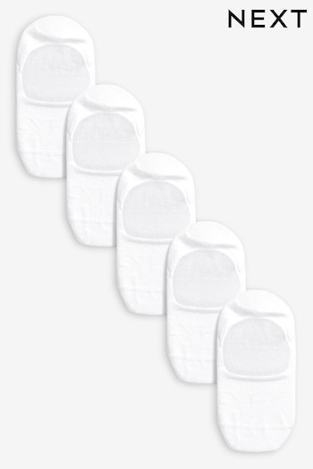 White Invisible Trainer Dolce Five Pack (187545) | £9