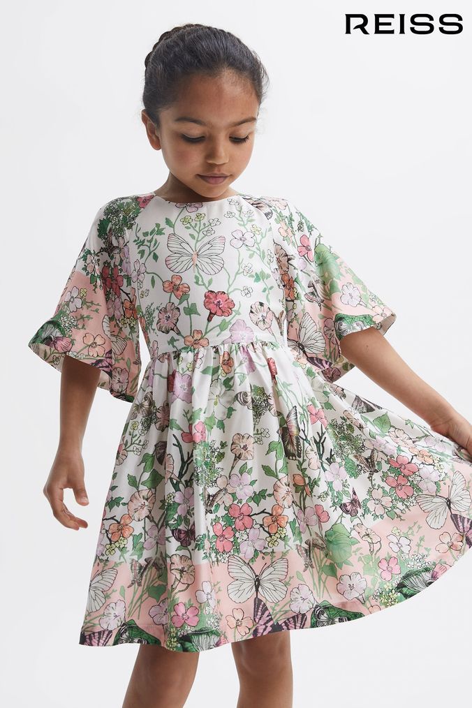 Buy Girls Summer Dress Holiday Synthetic Clothing Online Next UK