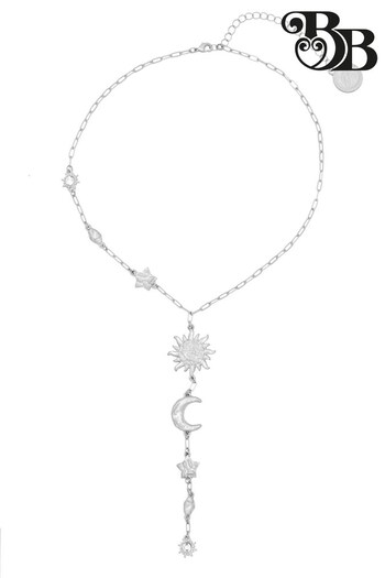 Bibi Bijoux Silver Tone Cielo Lariat Charm Necklace (187685) | £30