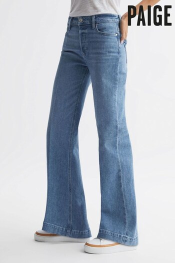 Reiss Peace Out Leenah 32 Paige High Rise Flared Jeans (188273) | £280