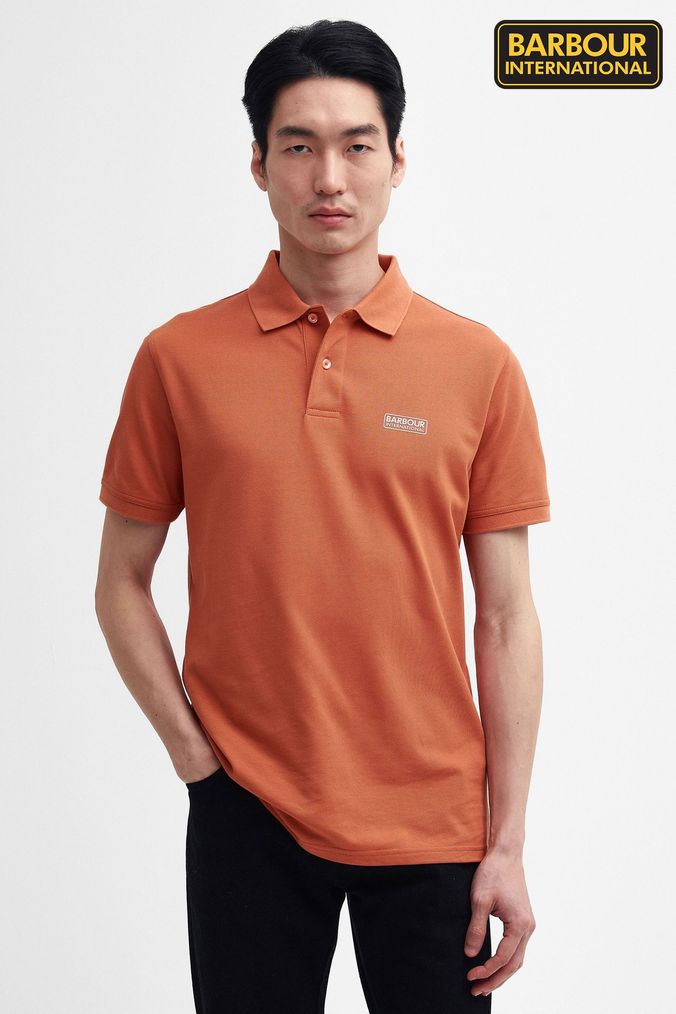 Barbour international shop mens Orange