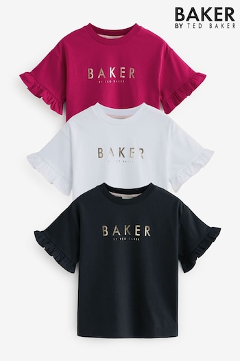 Baker by Ted Baker Multi T-Shirts French 3 Pack (188438) | £30 - £35