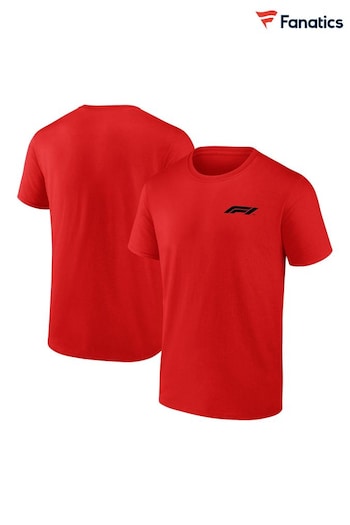 Fanatics Red Formula 1 Essentials T-Shirt (188693) | £25