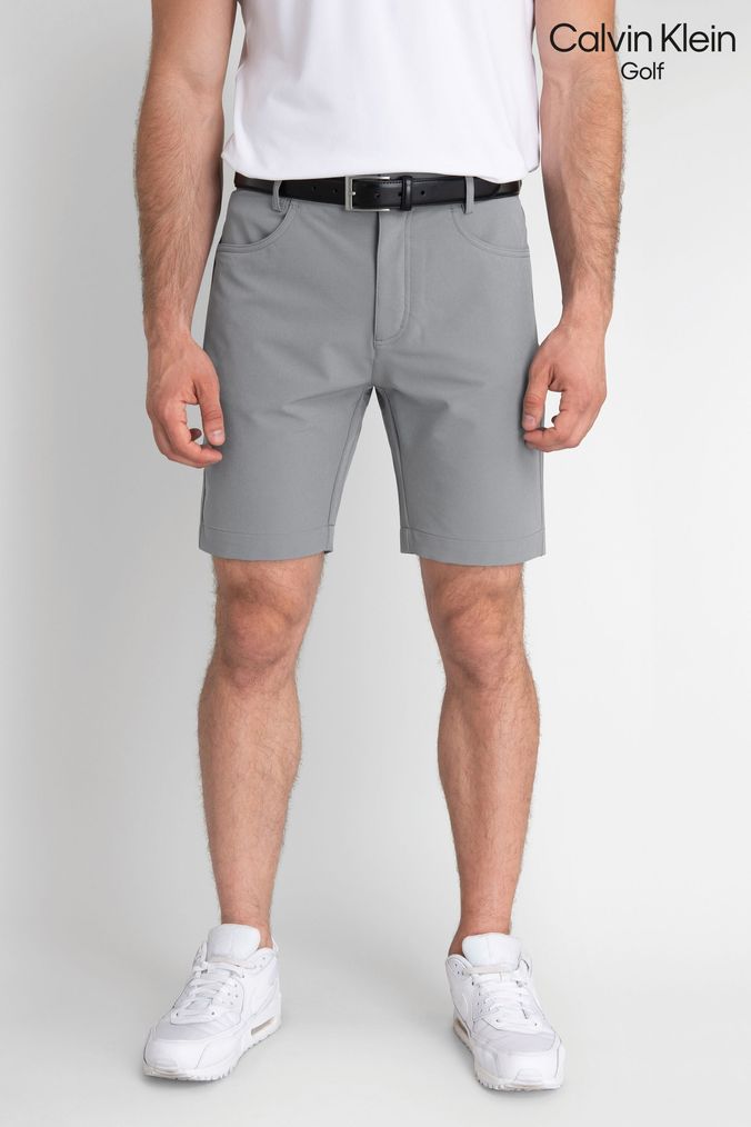 Skinny fit deals golf shorts