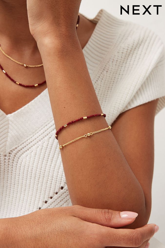 Red bracelets uk sales