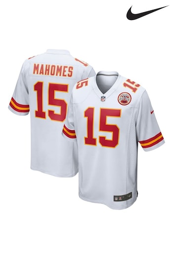 Nike arrived White NFL Kansas City Chiefs Game Road Jersey - Patrick Mahomes (189185) | £105