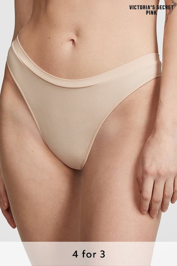 Victoria's Secret PINK Marzipan Nude Thong Seamless Knickers (189229) | £9