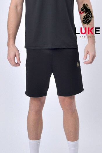 Luke 1977 New Castle Black Shorts (189420) | £65