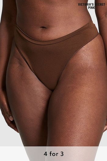 Victoria's Secret PINK Ganache Nude Thong Seamless Knickers (189600) | £9