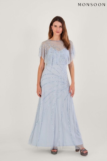 Monsoon Sienna Sustainable Emb Maxi Dress (189756) | £175