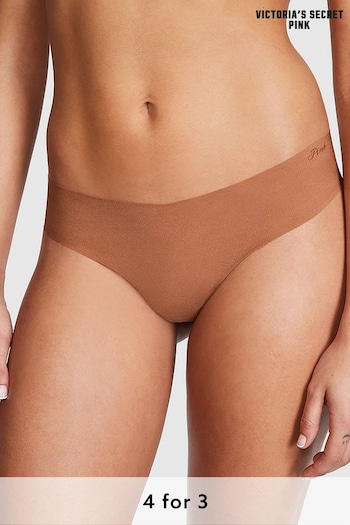 Victoria's Secret PINK Caramel Nude Thong No Show Knickers (189937) | £9